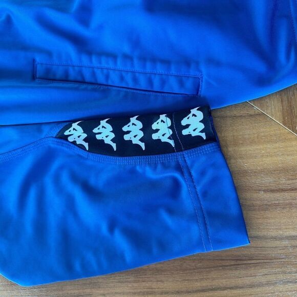 KAPPA royal blue zip jacket with black and white logo. Size large - Picture 11 of 13